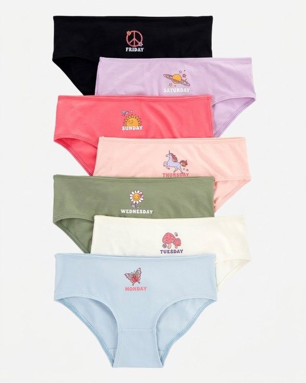 Producto - Pack x7 bombachas CARTERS Week