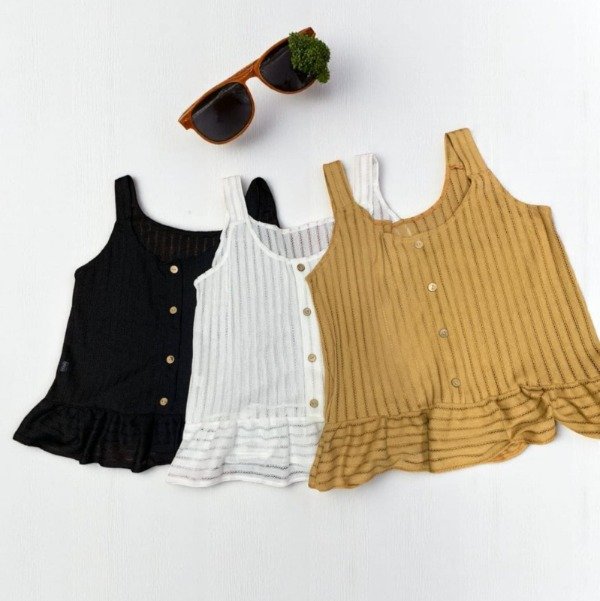 Producto - Musculosa G r e t a #hilo crochet