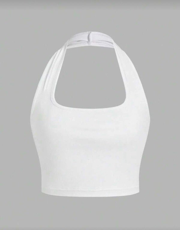 Crop top blanco
