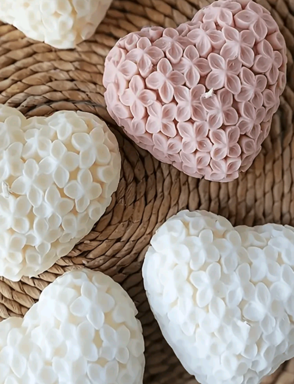 Producto - Corazón Chico Relieve Flores