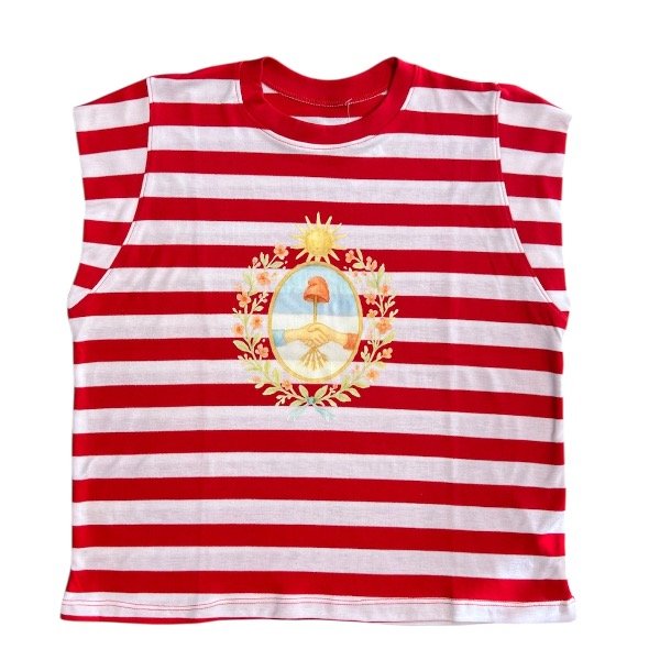 Producto - REMERA MINI MANGA ESCUDO ROJO