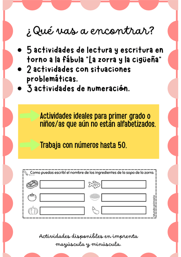 Producto - Mix de actividades semanal (Parte 1) - 1