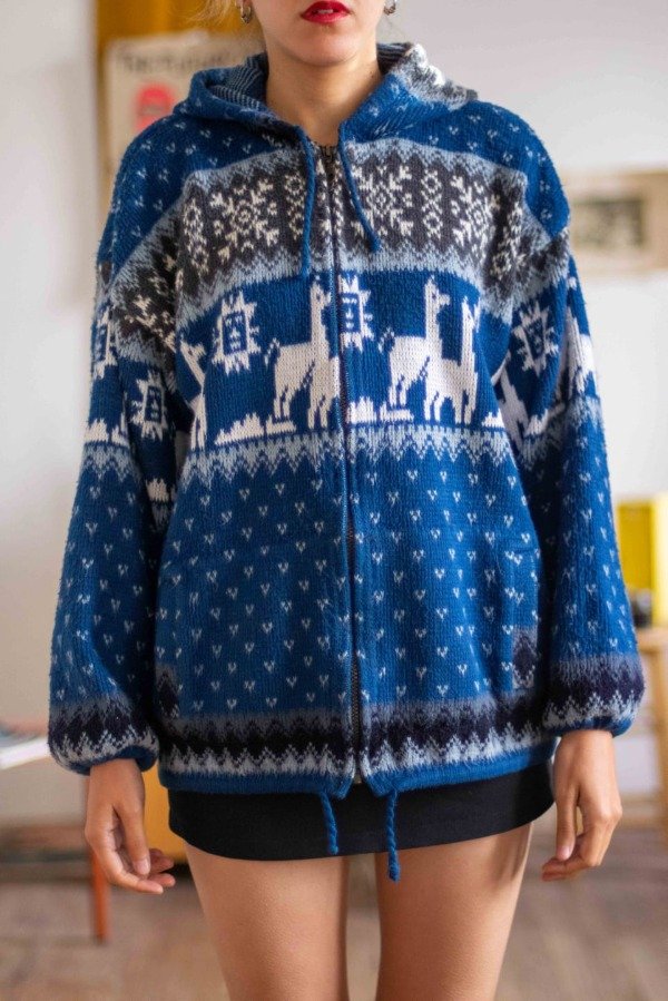 Producto - Camperón Tejido Ruminahui Talle:M-