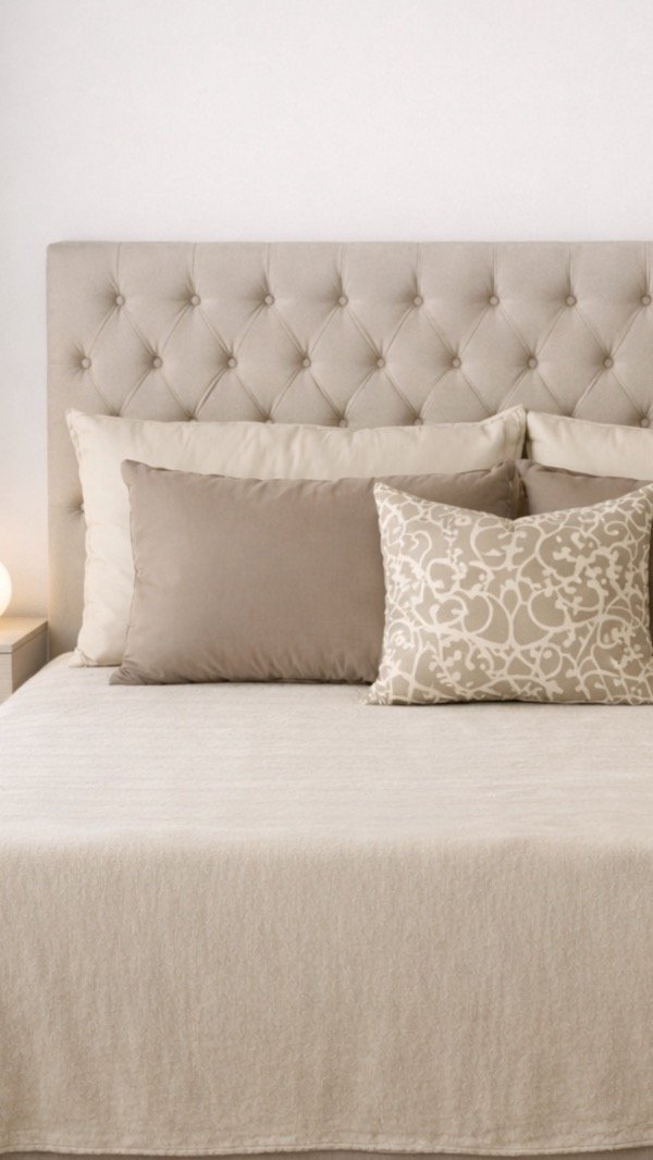 Producto - Almohadon de Tusor - Carlota 90x60 (+25 colores) Respaldo cama King