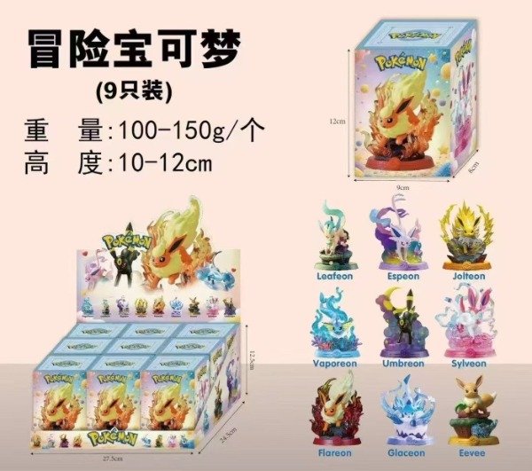 Producto - Figura Sorpresa Pokemon Eeveelutions