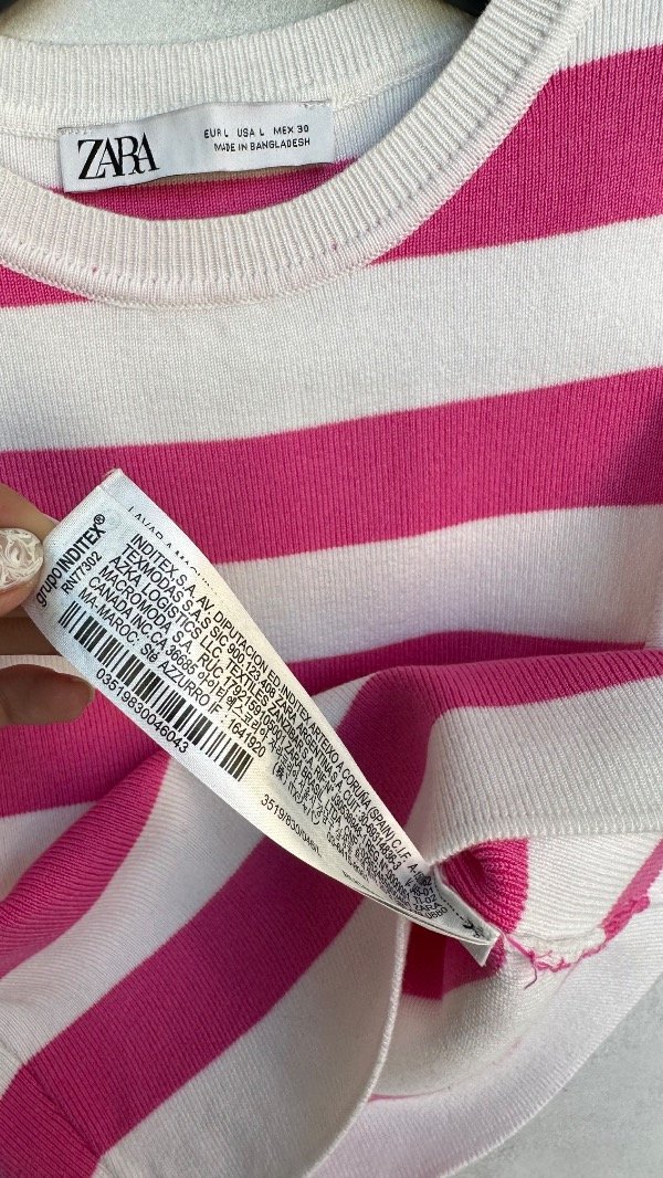 Producto - Top cropped punto Zara TL - 5