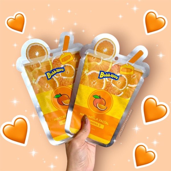 Producto - MASCARILLA VITAMINA C BUBBALUU X 2 UNIDADES
