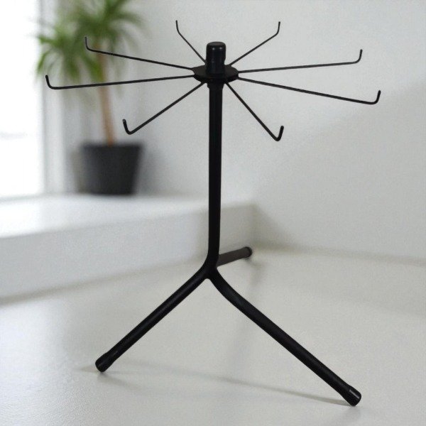 Producto - Exhibidor Calesita Negra De Mostrador De 1 Aro