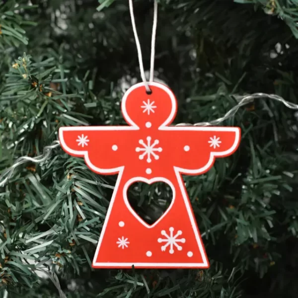 Producto - Adornito Ángel de navidad rojo