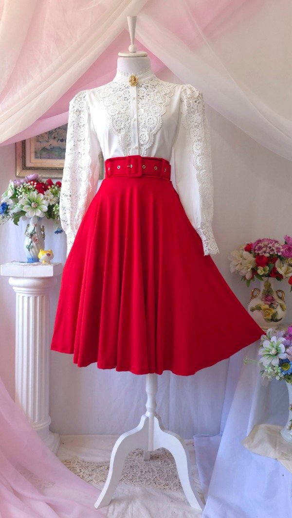 Producto - Falda Tania Roja! IMPORTADA NUEVA