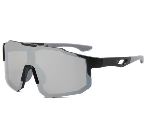 Producto - Lentes plateados marco Gris/ Negro