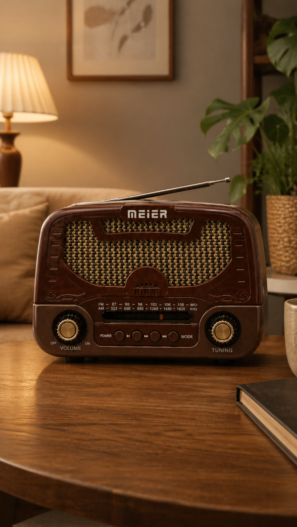 Producto - Radio Vintage 3 Bandas AM/FM Recargable