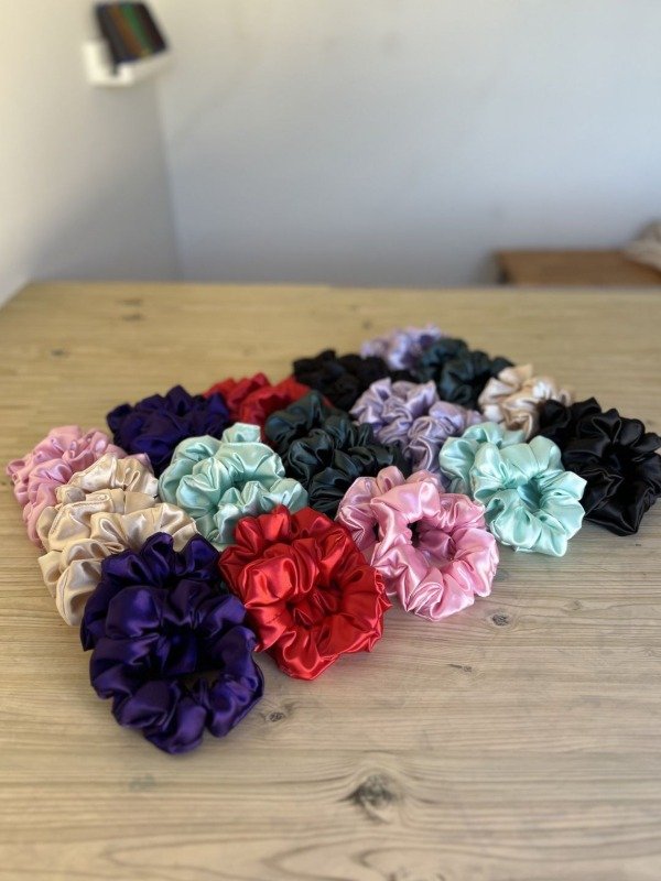 Producto - Scrunchies Saten Mayorista x50 Unidades