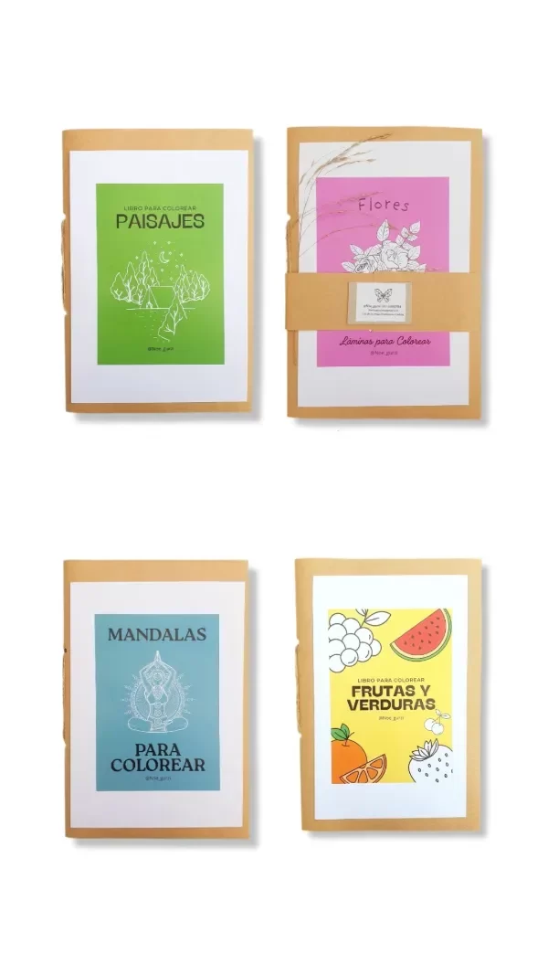 Producto - Libros para colorear x 4