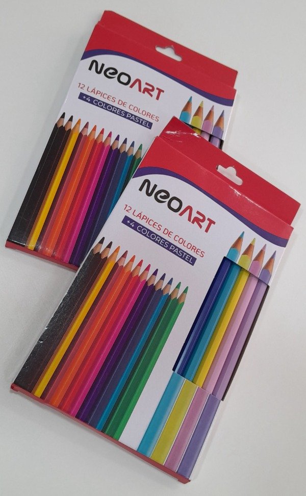 Producto - Lápices color Neo Art + 4 color pastel