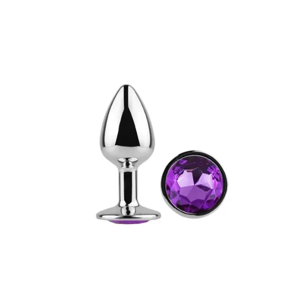 Producto - PLUG ANAL METAL REDONDO VIOLETA SMALL - 0