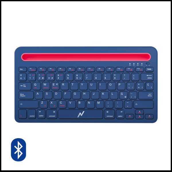 Producto - TECLADO SLIM INALÁMBRICO BT/2.4G CON SOPORTE MULTITAREA