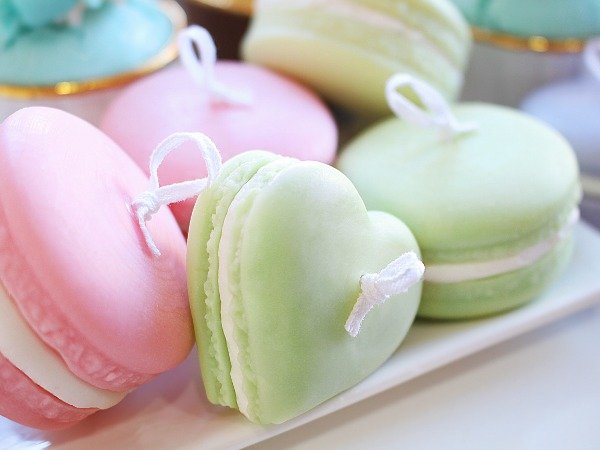 Producto - VELA MACARONS CORAZÓN