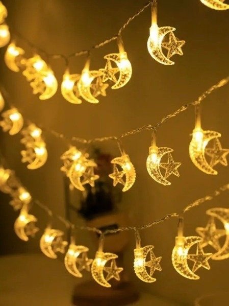 Producto - Guirnalda led lunas y estrellas