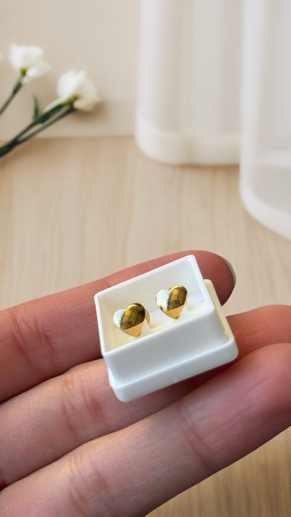 Producto - Abridores CH de Oro 18ktes - Corazón AB4