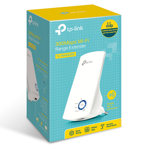 Producto - EXTENSOR DE RANGO INALÁMBRICO (TL-WA850RE) 300 MBPS - TP-LINK REPETIDOR