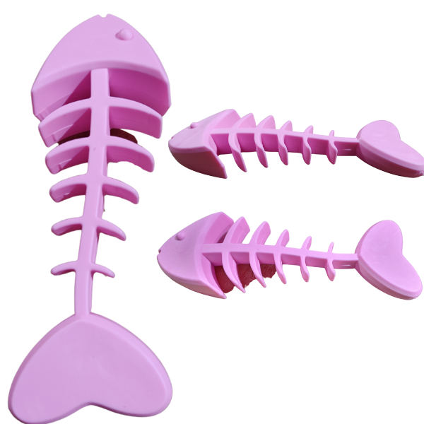 Producto - Juguete Para Mascotas Perros Gatos Esqueleto Pescado - 2