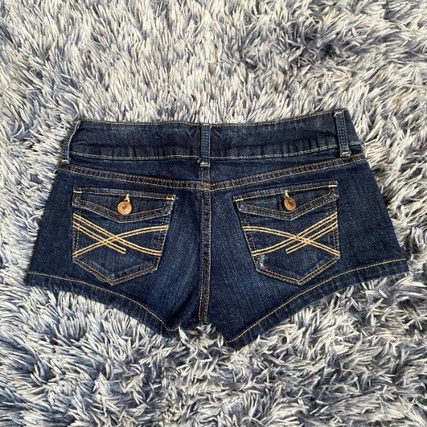 Producto - Aeropostale Y2K low rise demin mini short. Size: S