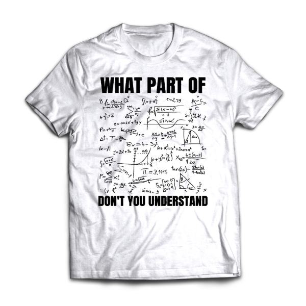 Producto - Remera Matematica Geek Fisica What Part