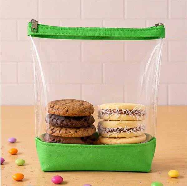 Producto - Contenedor de PVC transaprente reutilizable con cierre 15x20 cm - 1