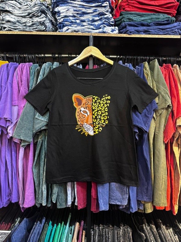 Remera con foil Jaguar