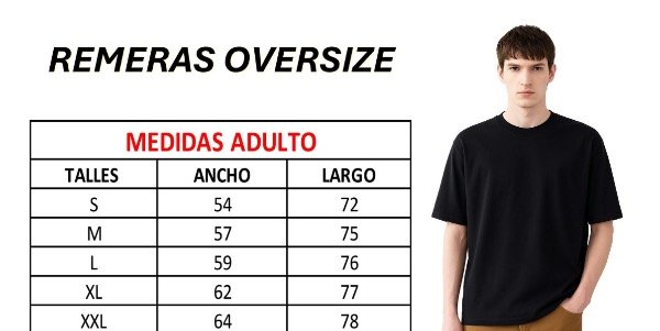 Producto - Remera personalizada- ALGODÓN OVERSIZE - 1