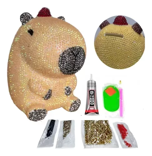 Producto - ALCANCIA DIAMOND PAINTING CAPIBARA