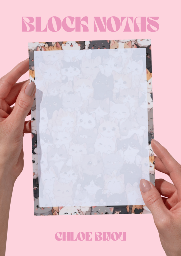 Producto - Block notas A5 Gatitos - 8