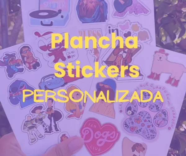 Producto - Plancha de stickers PERSONALIZADA