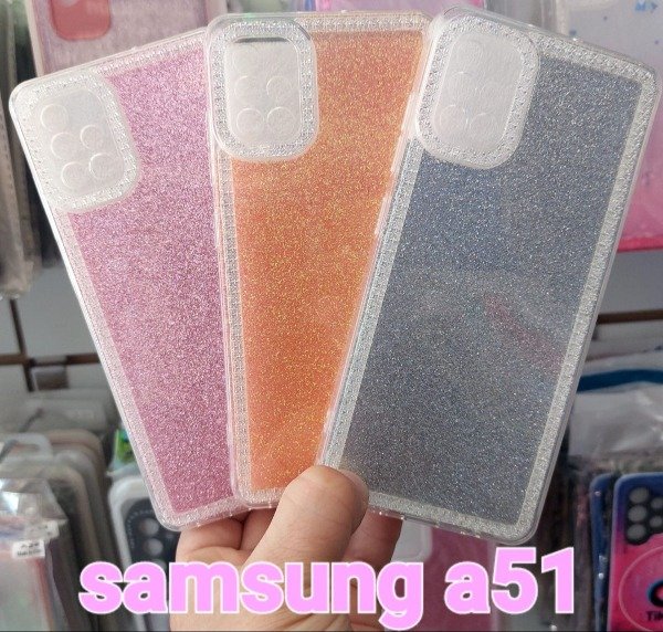 Producto - Fundas brillo desmontable. Samsung a51