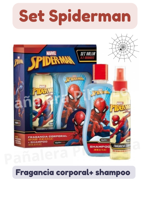 Producto - Set Spiderman shampoo/ fragancia corporal