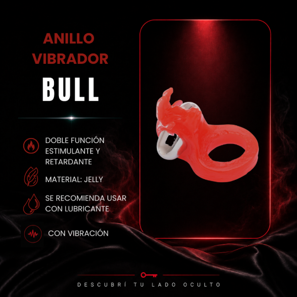 Producto - BULL - Anillo torito vibrador