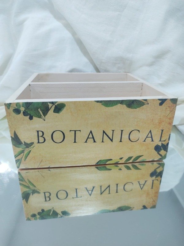 Producto - Caja organizadora 2 divisones botanica