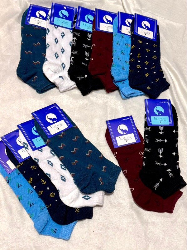 Producto - Soquetes De Hombre Estampado o Lisos Algodon