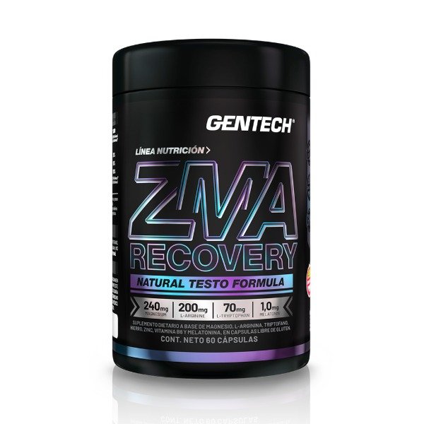 Producto - Zma Recovery Gentech Zinc Magnesio B6 Melatonina Triptofano
