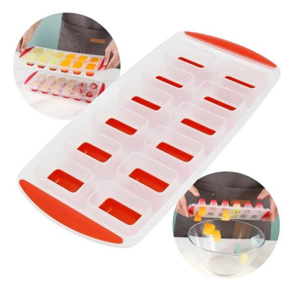 Producto - Cubetera hielera rectangular base silicona -2100