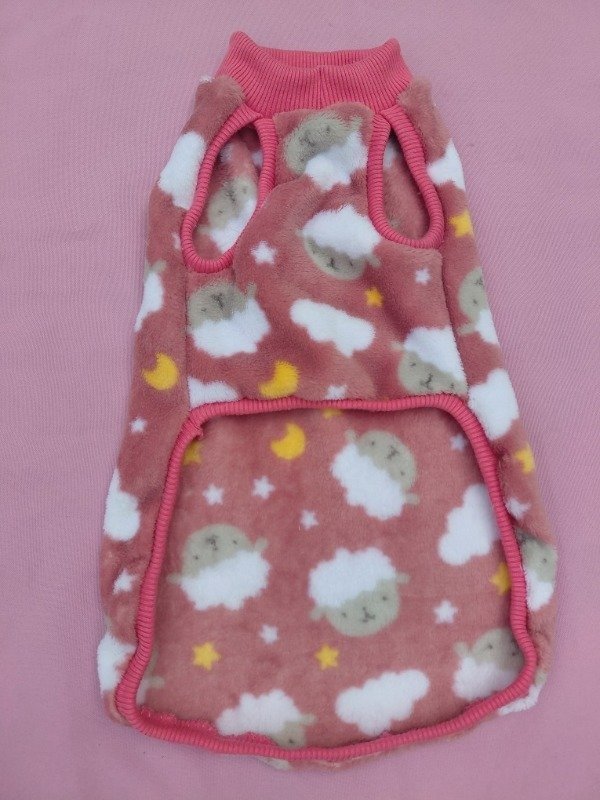 Producto - Chaleco OVEJITAS ROSA polar soft talle 2