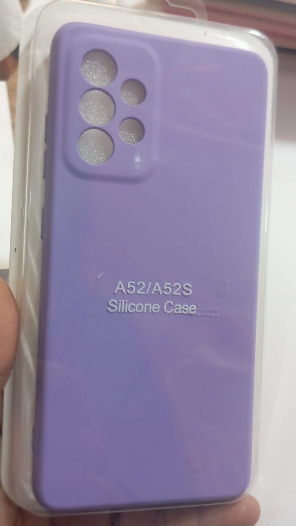 Producto - Funda Silicone Case Lila para Samsung A52