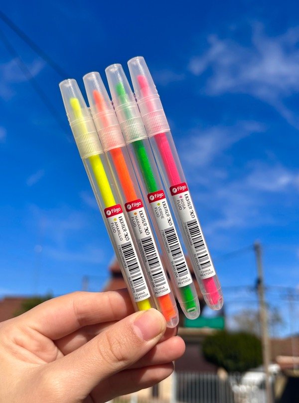 Producto - 4 resaltadores Filgo Lighter 300 Fluo