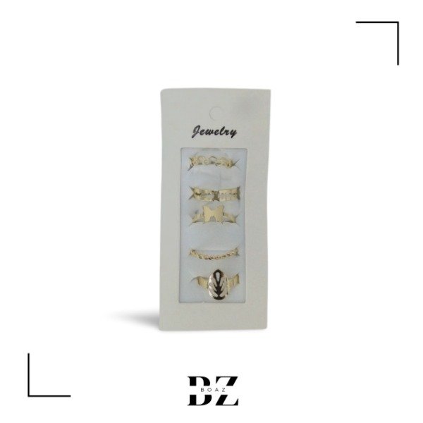 Producto - ANILLOS X 5 PCS EN CARD - 1978