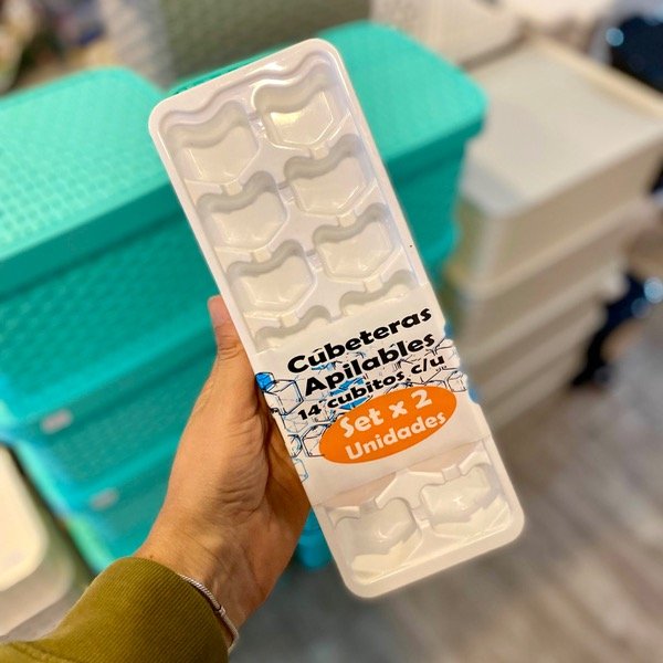 Producto - Set X2 Cubetera Blanca CUBX2