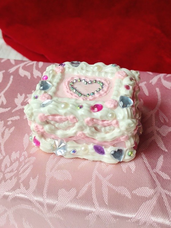 Producto - Torta Rectangular Bedazzled Rosa - 0