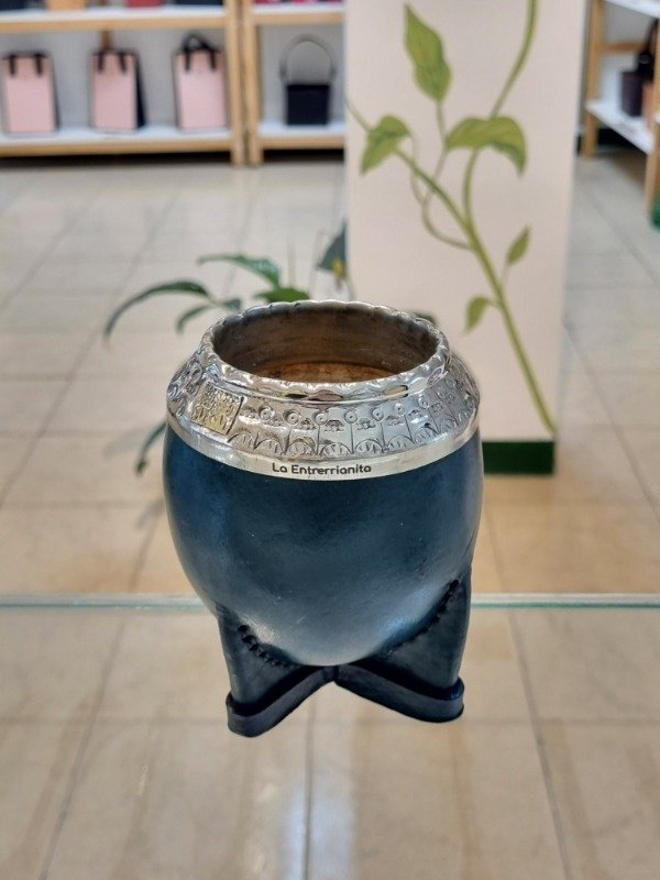 Producto - TORPEDO ALPACA CINCELADA CUERO VERDE