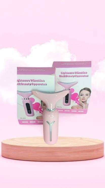 Producto - Masajeador Facial y de Cuello LED 3 Colores Recargable USB - 4