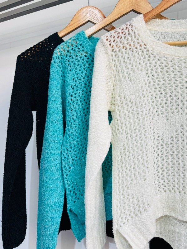 Producto - Sweater BUCLE TRAMADO cotazon